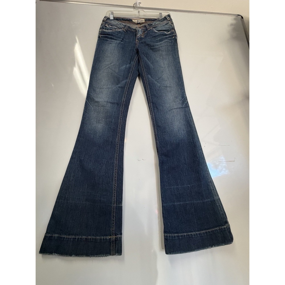 J & Company Robertson Bootcut Jeans‎ Womens 27 Blue Cotton Low Rise Medium Wash